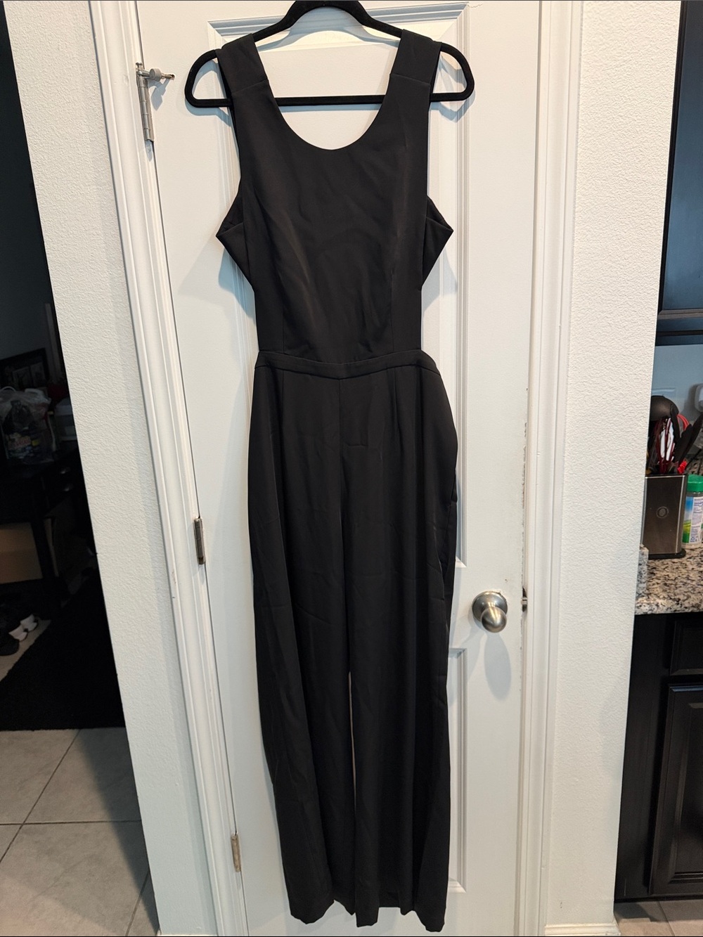 BCBGMaxAzria Black "Rossana" Jumpsuit - Size 10